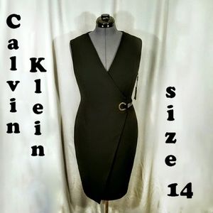 Calvin Klein wrap dress
